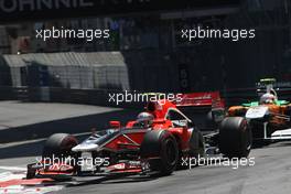 29.05.2011 Monte Carlo, Monaco,  Jerome d'Ambrosio (BEL), Virgin Racing  - Formula 1 World Championship, Rd 06, Monaco Grand Prix, Sunday Race