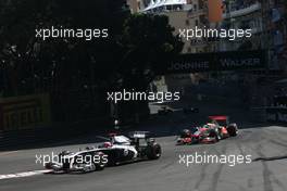 29.05.2011 Monte Carlo, Monaco,  Rubens Barrichello (BRA), Williams F1 Team  - Formula 1 World Championship, Rd 06, Monaco Grand Prix, Sunday Race