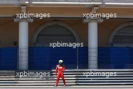 29.05.2011 Monte Carlo, Monaco,  Felipe Massa (BRA), Scuderia Ferrari has a crash - Formula 1 World Championship, Rd 06, Monaco Grand Prix, Sunday Race