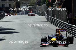 29.05.2011 Monaco, Monte Carlo, Sebastian Vettel (GER), Red Bull Racing, RB7 - Formula 1 World Championship, Rd 6, Monaco Grand Prix, Sunday Race