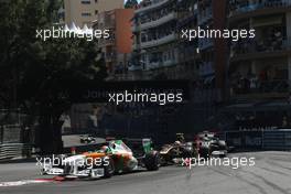 29.05.2011 Monte Carlo, Monaco,  Adrian Sutil (GER), Force India  - Formula 1 World Championship, Rd 06, Monaco Grand Prix, Sunday Race