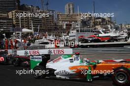 29.05.2011 Monte Carlo, Monaco,  Adrian Sutil (GER), Force India F1 Team - Formula 1 World Championship, Rd 06, Monaco Grand Prix, Sunday Race