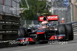 28.05.2011 Monte Carlo, Monaco,  Jenson Button (GBR), McLaren Mercedes  - Formula 1 World Championship, Rd 06, Monaco Grand Prix, Saturday Practice