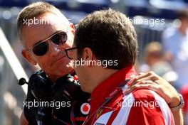 28.05.2011 Monte Carlo, Monaco,  Martin Whitmarsh (GBR), McLaren, Chief Executive Officer, Stefano Domenicali (ITA) Ferrari General Director - Formula 1 World Championship, Rd 06, Monaco Grand Prix, Saturday Practice