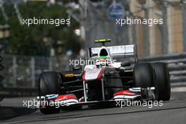 28.05.2011 Monte Carlo, Monaco,  Sergio Perez (MEX), Sauber F1 Team  - Formula 1 World Championship, Rd 06, Monaco Grand Prix, Saturday Practice