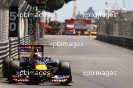 28.05.2011 Monaco, Monte Carlo, Sebastian Vettel (GER), Red Bull Racing, RB7 - Formula 1 World Championship, Rd 6, Monaco Grand Prix, Saturday Practice