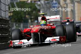 28.05.2011 Monte Carlo, Monaco,  Felipe Massa (BRA), Scuderia Ferrari  - Formula 1 World Championship, Rd 06, Monaco Grand Prix, Saturday Practice