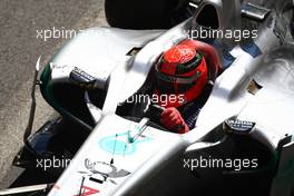 28.05.2011 Monte Carlo, Monaco,  Michael Schumacher (GER), Mercedes GP Petronas F1 Team - Formula 1 World Championship, Rd 06, Monaco Grand Prix, Saturday Practice