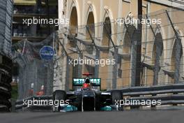 28.05.2011 Monte Carlo, Monaco,  Michael Schumacher (GER), Mercedes GP  - Formula 1 World Championship, Rd 06, Monaco Grand Prix, Saturday Practice