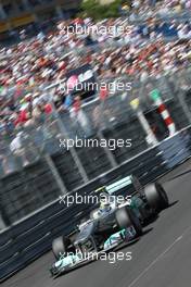28.05.2011 Monaco, Monte Carlo, Nico Rosberg (GER), Mercedes GP Petronas F1 Team, MGP W02 - Formula 1 World Championship, Rd 6, Monaco Grand Prix, Saturday Qualifying