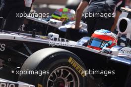 28.05.2011 Monaco, Monte Carlo, Rubens Barrichello (BRA), AT&T Williams, FW33 - Formula 1 World Championship, Rd 6, Monaco Grand Prix, Saturday Practice