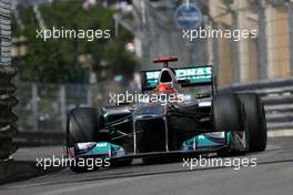 28.05.2011 Monte Carlo, Monaco,  Michael Schumacher (GER), Mercedes GP  - Formula 1 World Championship, Rd 06, Monaco Grand Prix, Saturday Practice