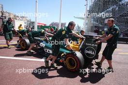 28.05.2011 Monaco, Monte Carlo, Heikki Kovalainen (FIN), Team Lotus, TL11 - Formula 1 World Championship, Rd 6, Monaco Grand Prix, Saturday Practice