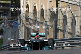 28.05.2011 Monte Carlo, Monaco,  Michael Schumacher (GER), Mercedes GP  - Formula 1 World Championship, Rd 06, Monaco Grand Prix, Saturday Practice