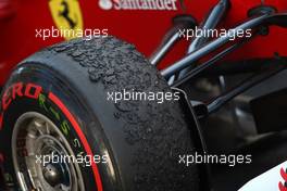 29.05.2011 Monte Carlo, Monaco,  The tyres of Fernando Alonso (ESP), Scuderia Ferrari - Formula 1 World Championship, Rd 06, Monaco Grand Prix, Sunday