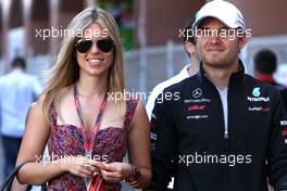 29.05.2011 Monte Carlo, Monaco,  Nico Rosberg (GER), Mercedes GP his girlfriend Vivian Sibold (GER) - Formula 1 World Championship, Rd 06, Monaco Grand Prix, Sunday