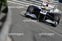 26.05.2011 Monaco, Monte Carlo, Pastor Maldonado (VEN), AT&T Williams - Formula 1 World Championship, Rd 6, Monaco Grand Prix, Thursday Practice