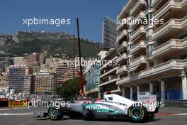 26.05.2011 Monte Carlo, Monaco,  Michael Schumacher (GER), Mercedes GP Petronas F1 Team - Formula 1 World Championship, Rd 06, Monaco Grand Prix, Thursday Practice