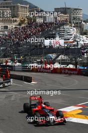 26.05.2011 Monte Carlo, Monaco,  Timo Glock (GER), Marussia Virgin Racing - Formula 1 World Championship, Rd 06, Monaco Grand Prix, Thursday Practice