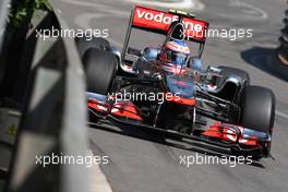 26.05.2011 Monaco, Monte Carlo, Jenson Button (GBR), McLaren Mercedes, MP4-26 - Formula 1 World Championship, Rd 6, Monaco Grand Prix, Thursday Practice