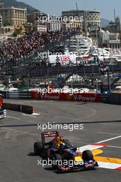 26.05.2011 Monte Carlo, Monaco,  Sebastian Vettel (GER), Red Bull Racing - Formula 1 World Championship, Rd 06, Monaco Grand Prix, Thursday Practice