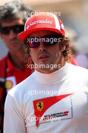 26.05.2011 Monte Carlo, Monaco,  Fernando Alonso (ESP), Scuderia Ferrari - Formula 1 World Championship, Rd 06, Monaco Grand Prix, Thursday Practice