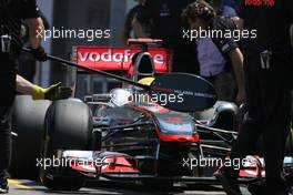 26.05.2011 Monte Carlo, Monaco,  Lewis Hamilton (GBR), McLaren Mercedes  - Formula 1 World Championship, Rd 06, Monaco Grand Prix, Thursday Practice