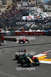 26.05.2011 Monte Carlo, Monaco,  Heikki Kovalainen (FIN), Team Lotus - Formula 1 World Championship, Rd 06, Monaco Grand Prix, Thursday Practice