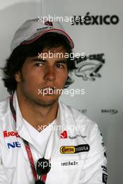 26.05.2011 Monte Carlo, Monaco,  Sergio Perez (MEX), Sauber F1 Team  - Formula 1 World Championship, Rd 06, Monaco Grand Prix, Thursday