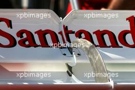 26.05.2011 Monte Carlo, Monaco,  Scuderia Ferrari Technical detail rear wing - Formula 1 World Championship, Rd 06, Monaco Grand Prix, Thursday Practice