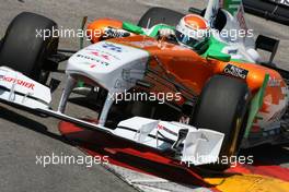 26.05.2011 Monte Carlo, Monaco,  Adrian Sutil (GER), Force India  - Formula 1 World Championship, Rd 06, Monaco Grand Prix, Thursday Practice