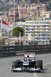 26.05.2011 Monaco, Monte Carlo, Rubens Barrichello (BRA), AT&T Williams, FW33 - Formula 1 World Championship, Rd 6, Monaco Grand Prix, Thursday Practice