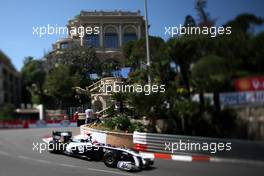 26.05.2011 Monte Carlo, Monaco,  Rubens Barrichello (BRA), AT&T Williams - Formula 1 World Championship, Rd 06, Monaco Grand Prix, Thursday Practice