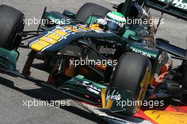 26.05.2011 Monte Carlo, Monaco,  Heikki Kovalainen (FIN), Team Lotus  - Formula 1 World Championship, Rd 06, Monaco Grand Prix, Thursday Practice