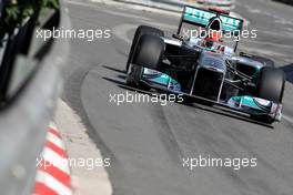 26.05.2011 Monaco, Monte Carlo, Michael Schumacher (GER), Mercedes GP Petronas F1 Team - Formula 1 World Championship, Rd 6, Monaco Grand Prix, Thursday Practice