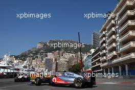 26.05.2011 Monte Carlo, Monaco,  Jenson Button (GBR), McLaren Mercedes - Formula 1 World Championship, Rd 06, Monaco Grand Prix, Thursday Practice