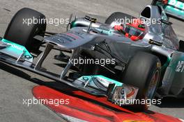 26.05.2011 Monte Carlo, Monaco,  Michael Schumacher (GER), Mercedes GP  - Formula 1 World Championship, Rd 06, Monaco Grand Prix, Thursday Practice