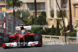 26.05.2011 Monaco, Monte Carlo, Felipe Massa (BRA), Scuderia Ferrari, F150 - Formula 1 World Championship, Rd 6, Monaco Grand Prix, Thursday Practice