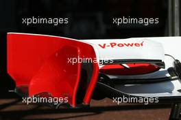 26.05.2011 Monte Carlo, Monaco,  Scuderia Ferrari Technical detail front wing - Formula 1 World Championship, Rd 06, Monaco Grand Prix, Thursday Practice
