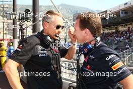 26.05.2011 Monte Carlo, Monaco,  Martin Whitmarsh (GBR), McLaren, Chief Executive Officer and Christian Horner (GBR), Red Bull Racing, Sporting Director - Formula 1 World Championship, Rd 06, Monaco Grand Prix, Thursday Practice