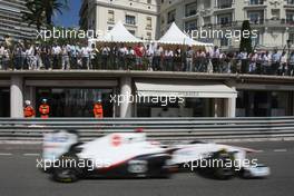 26.05.2011 Monaco, Monte Carlo, Kamui Kobayashi (JAP), Sauber F1 Team, C30 - Formula 1 World Championship, Rd 6, Monaco Grand Prix, Thursday Practice