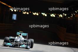 26.05.2011 Monaco, Monte Carlo, Nico Rosberg (GER), Mercedes GP Petronas F1 Team, MGP W02 - Formula 1 World Championship, Rd 6, Monaco Grand Prix, Thursday Practice