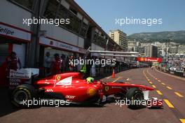 26.05.2011 Monte Carlo, Monaco,  Felipe Massa (BRA), Scuderia Ferrari  - Formula 1 World Championship, Rd 06, Monaco Grand Prix, Thursday Practice