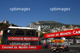 26.05.2011 Monte Carlo, Monaco,  Sebastian Vettel (GER), Red Bull Racing  - Formula 1 World Championship, Rd 06, Monaco Grand Prix, Thursday Practice