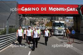 25.05.2011 Monte Carlo, Monaco,  Adrian Sutil (GER), Force India F1 Team - Formula 1 World Championship, Rd 06, Monaco Grand Prix, Wednesday