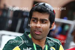 25.05.2011 Monaco, Monte Carlo, Karun Chandhok (IND), test driver, Lotus F1 Team - Formula 1 World Championship, Rd 6, Monaco Grand Prix, Wednesday