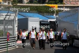 25.05.2011 Monte Carlo, Monaco,  Adrian Sutil (GER), Force India F1 Team - Formula 1 World Championship, Rd 06, Monaco Grand Prix, Wednesday