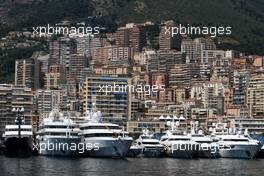 25.05.2011 Monte Carlo, Monaco,  Boats in the harbour - Formula 1 World Championship, Rd 06, Monaco Grand Prix, Wednesday