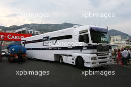 25.05.2011 Monte Carlo, Monaco,  AT&T Williams truck - Formula 1 World Championship, Rd 06, Monaco Grand Prix, Wednesday