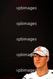 25.05.2011 Monte Carlo, Monaco,  Michael Schumacher (GER), Mercedes GP Petronas F1 Team - Formula 1 World Championship, Rd 06, Monaco Grand Prix, Wednesday Press Conference